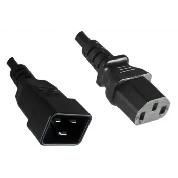 Microconnect PE030605 kabel zasilający Czarny 0,5 m wtyczka C13 wtyczka C20