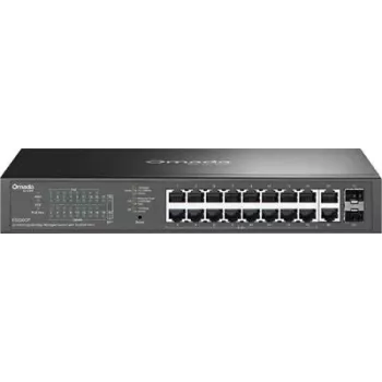 Przełącznik sieciowy TP-LINK OMADA ES220GP zarządzalny 18x Gigabit (10/100/1000) z obsługą PoE+