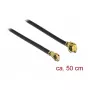 Kabel koncentryczny DeLOCK 89651 0.5m MHF I-PEX MHF IV HSC MXHP32