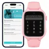 Smartwatch Stelio Junior Pro AI 4G ST-SWJ102-PK — dziecięcy zegarek 4G, różowy