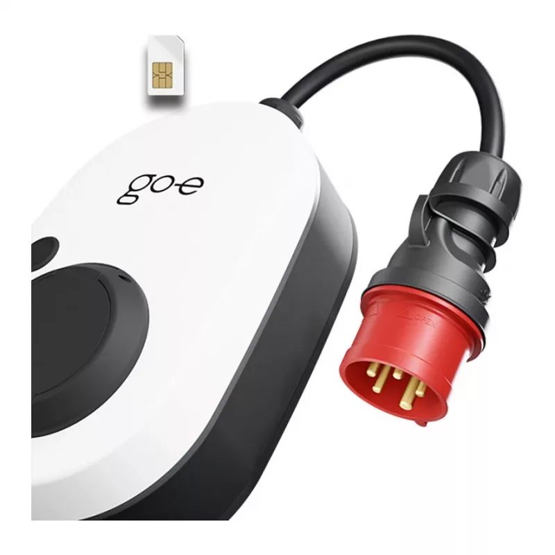 go-e Gemini flex 2.0 Czarny biały Wall Charger 11000W Type 2