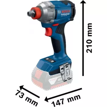 Klucz udarowy GDX 18V-285 Professional, 18V (niebieski, 2 akumulatory litowo-jonowe 4,0 Ah, w L-BOXX)