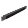 Panel szczotkowy DeLOCK 66750 szary metal nylon 19 cali