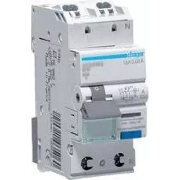 Hager wyłącznik różnicowoprądowy 1P+N 127V 6kA B-16A 30mA Typ A QC (ADS917D)
