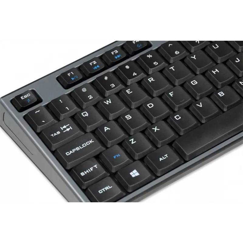 IBOX Desktop Kit Pro bezprzewodowa klawiatura i mysz, QWERTY pełnowymiarowa 104 klawisze, 2.4 GHz, 1200 DPI, czarna