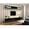 Cama Szafka VIGO 90 pełna 90/35/32 biały/czarny połysk
