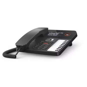 Telefon DECT Gigaset DESK 800A słuchawka przewodowa 200 wpisów książki telefonicznej czarny