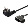 Kabel zasilający SAVIO CL-115 IEC C13 do wtyku męskiego, 1,2 m, czarny