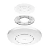 Punkt dostępowy Cudy AP11000 — trójzakresowe Wi‑Fi 6 (2,4/5/6 GHz), 5760 Mbps, MU‑MIMO, montaż sufitowy/ścienny