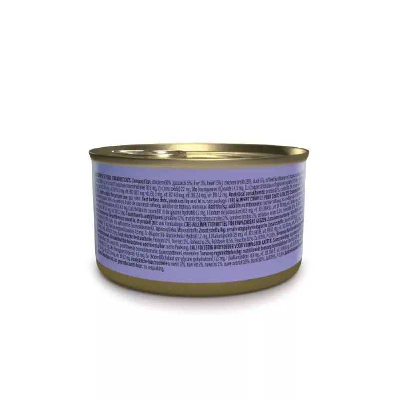 Mokra karma dla kota Agras Pet Foods Schesir after Dark Complete Brühe 80 g — kurczak, bez zbóż, glutenu i soi