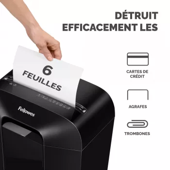 Powershred | LX25 | Czarny | 11,5 L | Niszczenie kart kredytowych | dB | Obsługa papieru standard/wyjście 6 arkuszy na przejście | Niszczarka krzyżowa | Gwarancja 24 miesiące