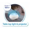 3in1 music projector carousel beige