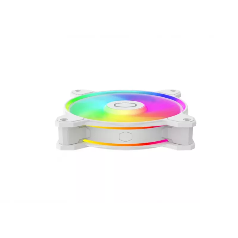 Cooler Master MasterFan MF120 Halo2 White Edition 120mm ARGB Wentylator Obudowy