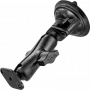 RAM Mounts Twist-Lock Low Profile Suction Cup Double Ball Mount czarny RAP-B-166-2U