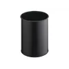 Waste Container Round Polyester Steel Czarny Durable 330101