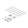 Patch panel DELOCK Mini Desktop RJ45 4-port Cat.6A ekranowany czarny, metal, 90×22×93 mm