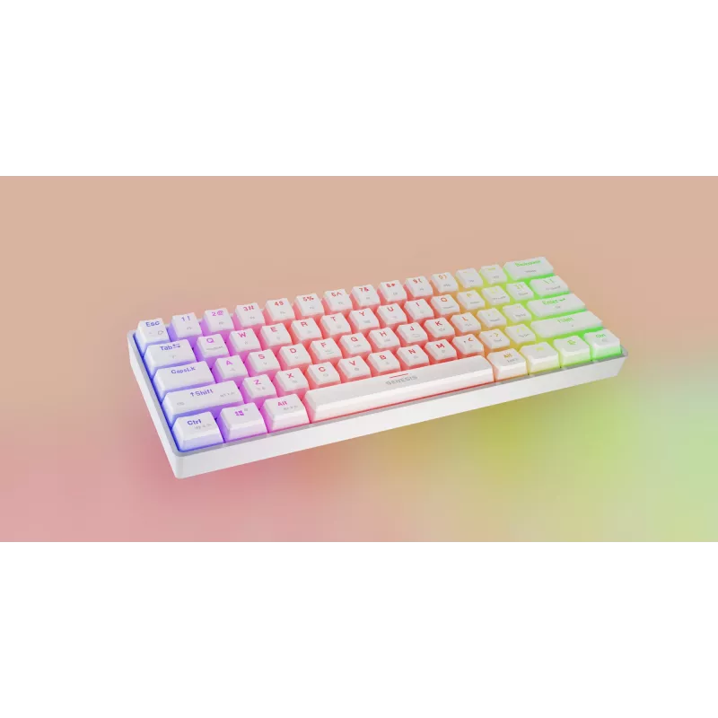 Klawiatura gamingowa Genesis THOR 660 G2 — bezprzewodowa (2,4 GHz, Bluetooth) i przewodowa USB