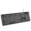 Klawiatura Savio KB-04 do domu/biura USB QWERTY UK International Czarna