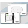 3-w-1 ładowarka bezprzewodowa Devia V4 10 W — do smartfona, Apple Watch, słuchawek