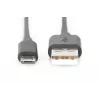 Kabel połączeniowy Assmann USB 2.0, typ A - micro B M/M, 3,0 m, zgodny z USB 2.0, UL, czarny (AK-300110-030-S)