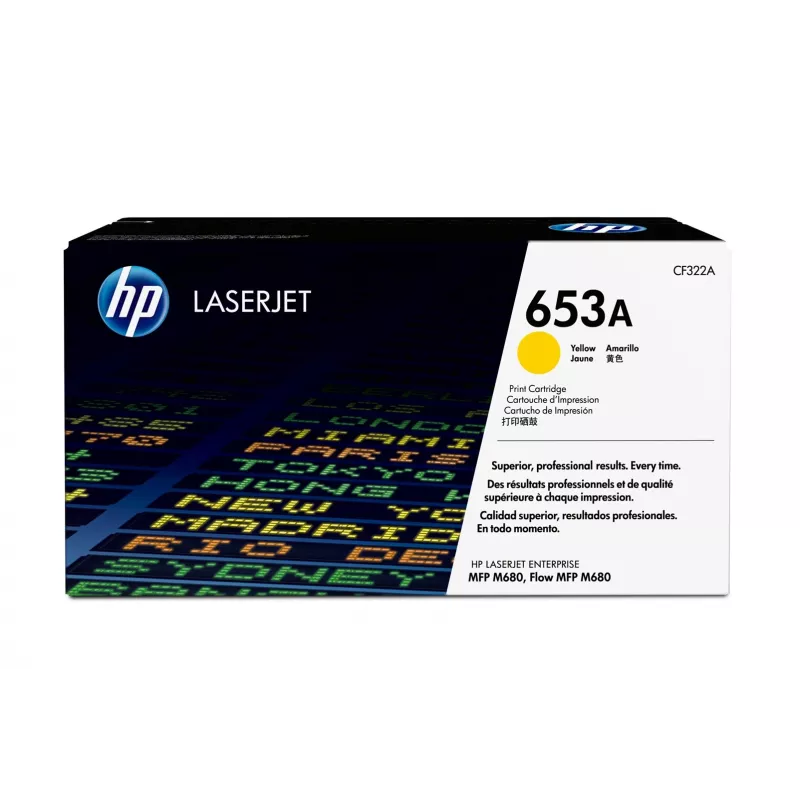 Toner HP Cartridge No 653A HP 653A Yellow 6000 stron
