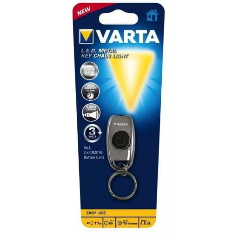 Latarka do kluczy Varta L.E.D. METAL KEY CHAIN LIGHT