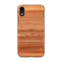 Etui na smartfona man and wood do iPhone XR — cappuccino Czarny, ochronne etui