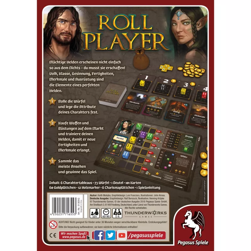 Roll Player, gra planszowa