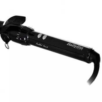 Lokówka BABYLISS Pro 180 19mm — baryłka 19 mm, 150–180°C, 10 poziomów grzania, obrotowy przewód, różowo-czarna