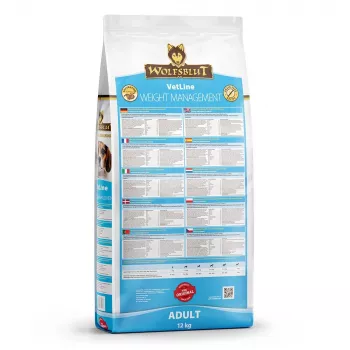 Sucha karma dla psa Wolfsblut VetLine Weight Management Turkey — 12 kg, bezzbożowa, 22% białka, 8% tłuszczu