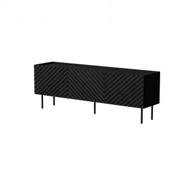 Cama LUCCA 3D szafka TV 165x40x59 czarny