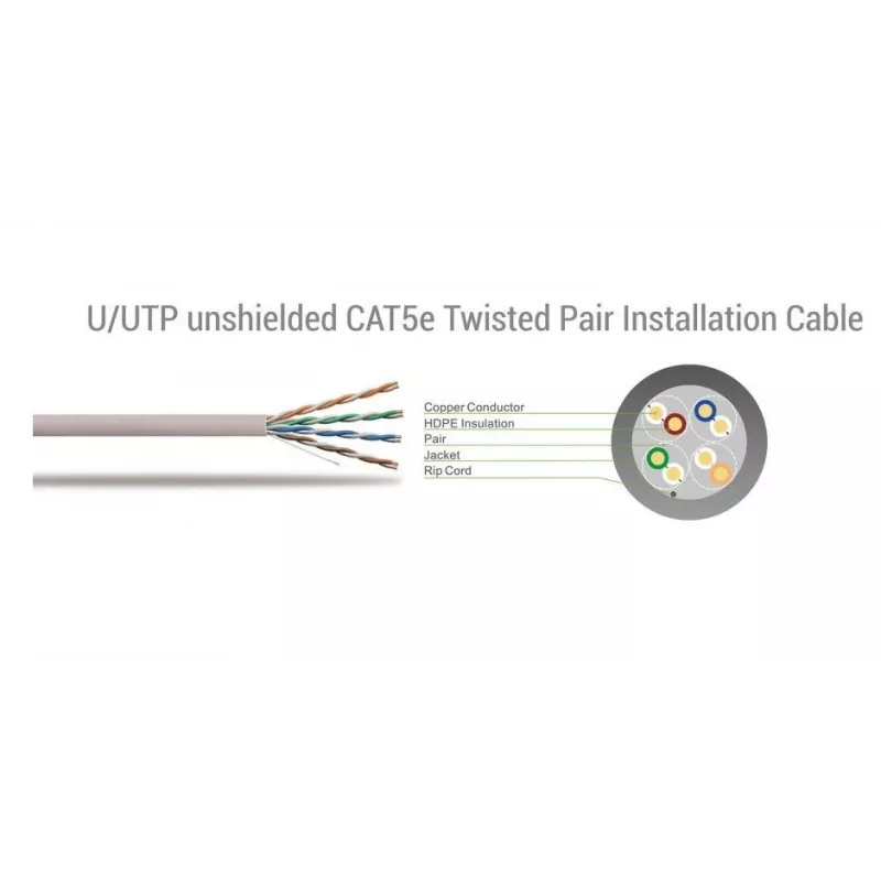 Kabel sieciowy SBOX kabel UTP CAT5e RJ-45 5 m szary