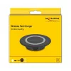 Ładowarka wewnętrzna DeLOCK 66284 Smartfon Czarna USB Bezprzewodowa