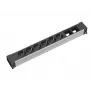 Przedłużacz zasilania 6 gniazd AC Bachmann 909.009 czarno-srebrny