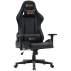 Fotel gamingowy CANYON Irida RGBCH03 RGB Czarny ergonomiczny design, regulowane podłokietniki, odchylane oparcie