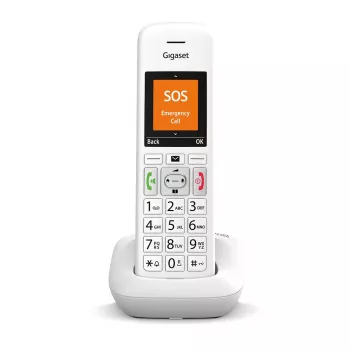 Telefon bezprzewodowy Gigaset E390 to produkt Gigaset z naszej oferty telefonów bezprzewodowych. Najważniejsze cechy to biały kolor, waga 0,73 oraz wyświetlacz z podświetleniem.