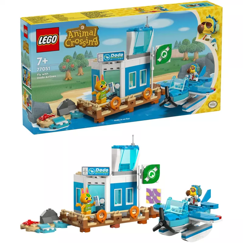 Zabawka konstrukcyjna LEGO 77051 Animal Crossing: Lot z liniami Dodo Airlines, marka LEGO, model 77051