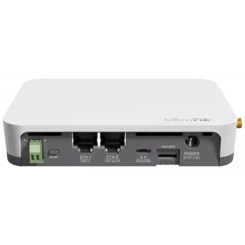 Brama sieciowa/kontroler MikroTik KNOT LR8G — Jednopasmowy 2,4 GHz, Ethernet 100 Mbit/s, QCA9531 650 MHz, RS-485, NanoSIM