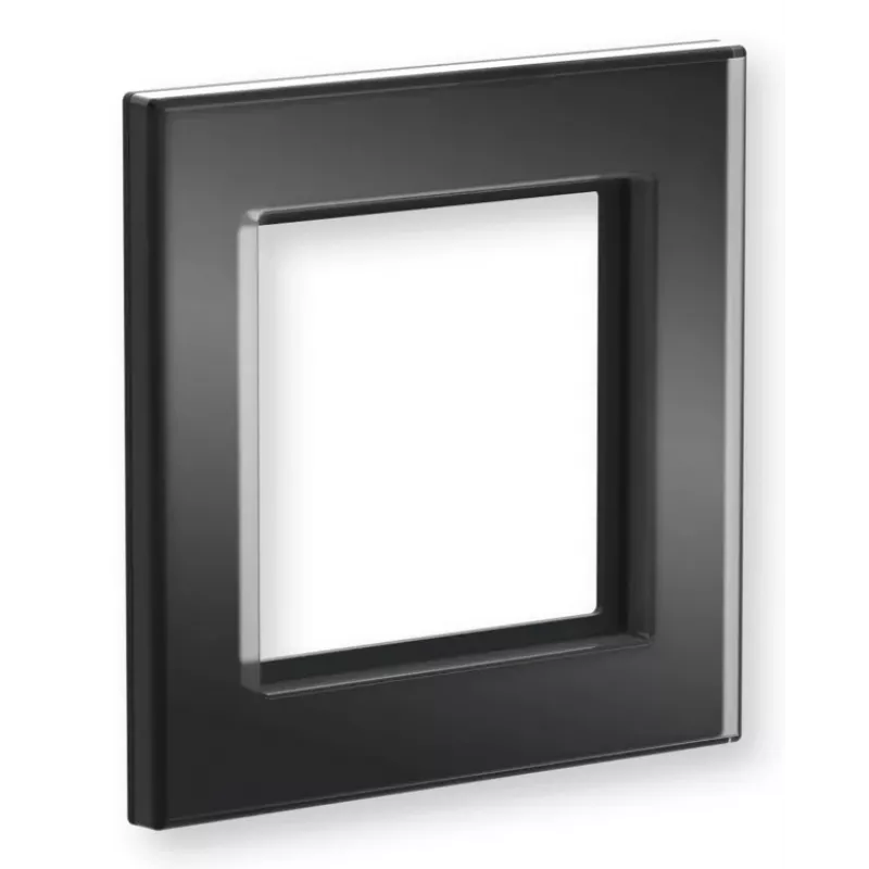 eQ-3 Homematic IP szklana ramka 1-krotna, czarny (162148A1)