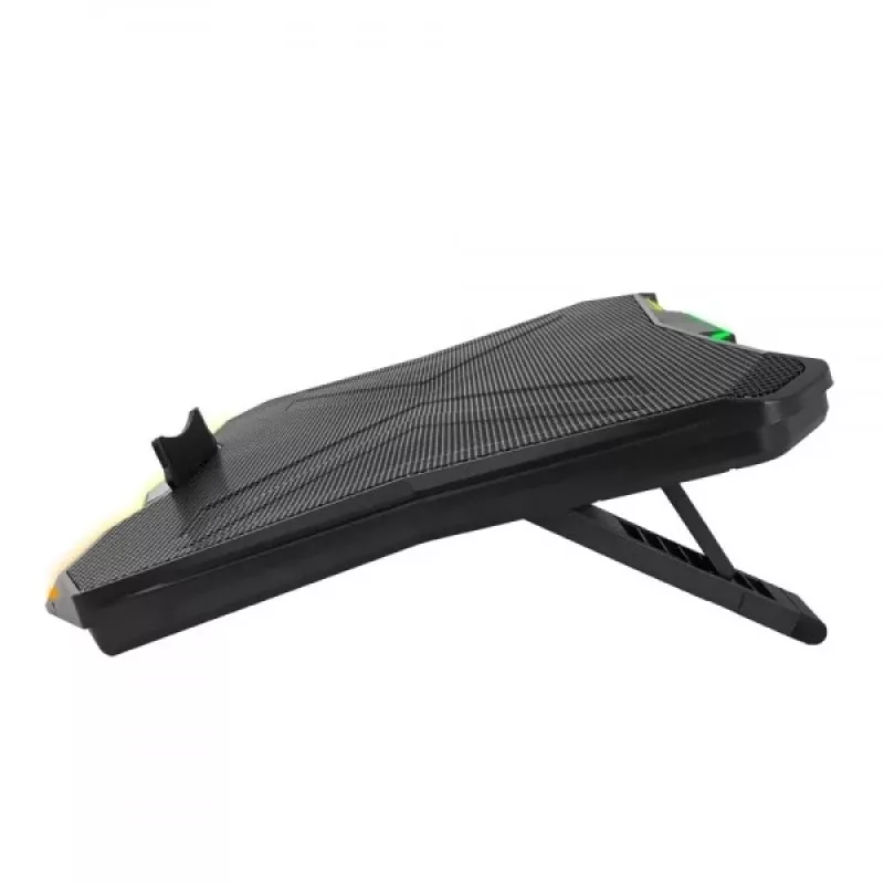 Laptop cooling pad ESPERANZA EGC110 for 17 inch (43.2 cm), 1 fan 18 cm, 800 RPM, 63 CFM, USB 2.0, Czarny