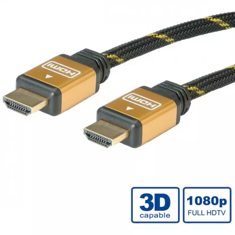 Kabel HDMI ROLINE GOLD HDMI M - HDMI M 15 m