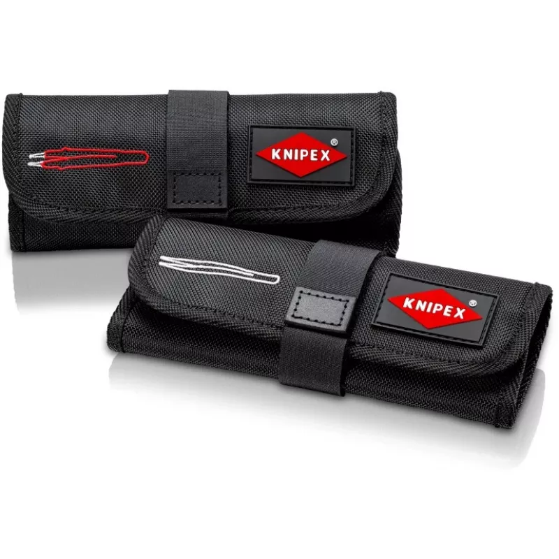 Pęseta Knipex 92 00 02 ze stali nierdzewnej, spiczasta, zakrzywiona, prosta