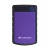 StoreJet 25H2 2.5 inch portable HDD 2TBUSB 3.0 Shockproof with Dark grey silicon cover and purple cover one touch Auto-Backup button
