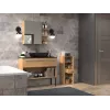 Szafka łazienkowa Top e Shop NEL V DDS ARTISAN — wolnostojąca, rama w kolorze dębu, 3 półki, 300×300×850 mm