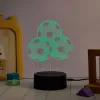 Lampa stołowa MANTA SNL124RGB RGB 3D dekoracja świetlna kule, dioda LED zmieniająca kolor, oświetlenie dekoracyjne