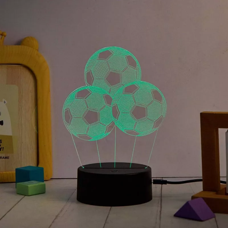 Lampa stołowa MANTA SNL124RGB RGB 3D dekoracja świetlna kule, dioda LED zmieniająca kolor, oświetlenie dekoracyjne