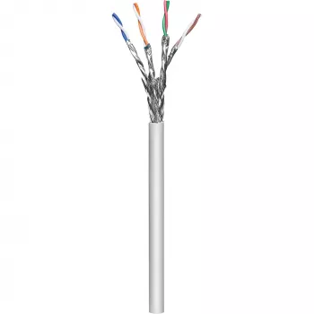 Kabel sieciowy GOOBAY 96093 Cat6 S/FTP (S-STP) szary 50 m