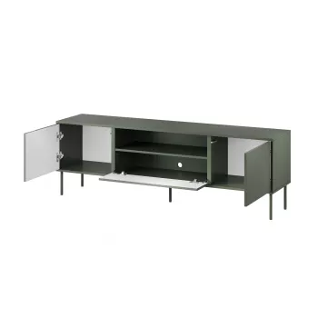 Cama EF TRESSE szafka RTV 180x40x54.5 matowy zielony