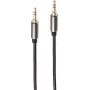Kabel audio ShiverPeaks BS20-30055 3.5 mm męski–męski, pozłacane styki, 5 m, czarny