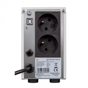 Ever ECO PRO 1200 AVR CDS UPS 1.2 kVA 780 W 2 gniazda AC